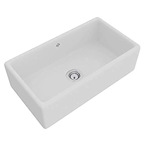 ROHL RC3318WH FIRECLAY Kitchen Sinks, White